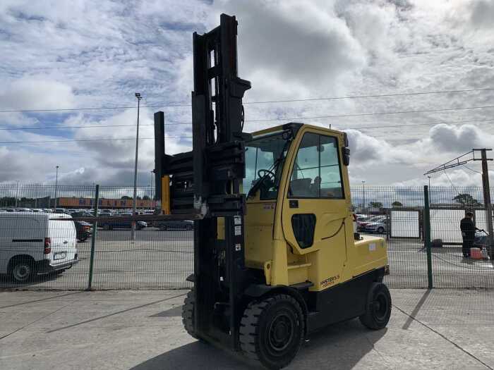 2016 Hyster Fortens H5.5FT High Seat Gas Forklift c/w Cascade Stock & Forks