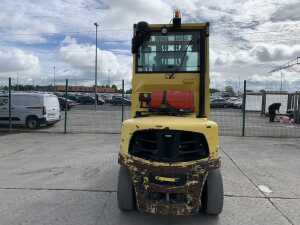 2016 Hyster Fortens H5.5FT High Seat Gas Forklift c/w Cascade Stock & Forks - 6