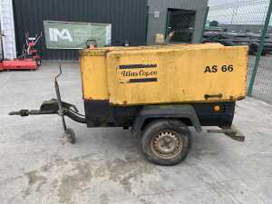 Atlas Copco XAS66 Fast Tow Diesel Air Compressor - 2