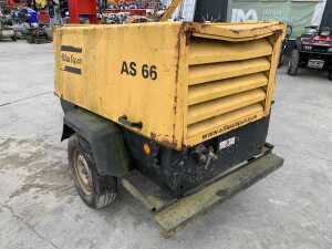 Atlas Copco XAS66 Fast Tow Diesel Air Compressor - 3