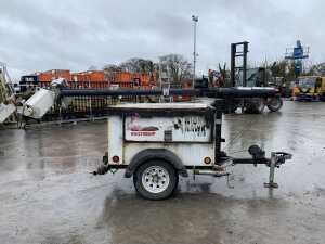 Multiquip Nighthawk LT12 Telescopic Lighting Tower/6KVA Generator - 4