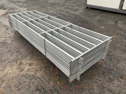 NEW/UNUSED 10FT x 4FT Galvanised Calf Pen (4 Of)