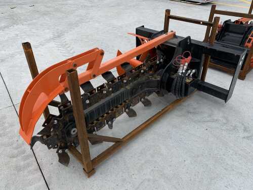 NEW/UNUSED 2026 GIYI D39 Skid Steer Trencher c/w Hyd Hoses