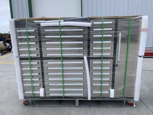 NEW/UNUSED Steelman 7FT Workbench c/w 35 x Drawers & Castor Wheels