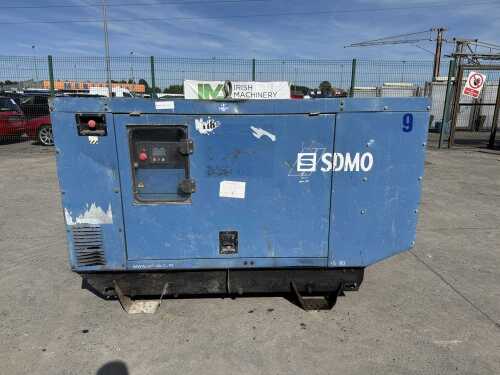 UNRESERVED SDMO SJ30 30KVA Silenced Diesel Generator