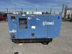 UNRESERVED SDMO SJ30 30KVA Silenced Diesel Generator