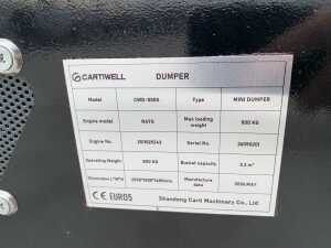 UNUSED 2026 Cartiwell CWD-500S Tracked Self Loading High Tip Cement Mixer - 17
