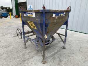 UNRESERVED 2015 DRE 3/4M Concrete Cone Skip c/w Chains - 2