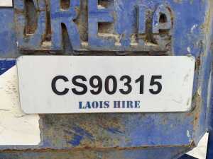 UNRESERVED 2015 DRE 3/4M Concrete Cone Skip c/w Chains - 7