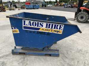 2021 DRE 1200Ltr Tipping Skip c/w Fork Pockets - 6