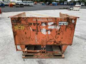UNRESERVED 2021 DRE 2000Ltr Tipping Skip c/w Fork Pockets - 4