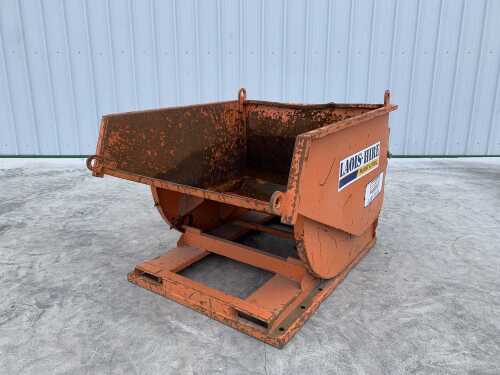 UNRESERVED DRE 1200Ltr Tipping Skip c/w Fork Pockets
