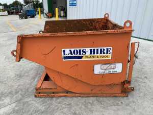 UNRESERVED DRE 1200Ltr Tipping Skip c/w Fork Pockets - 2