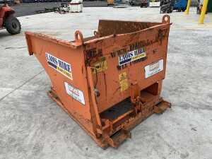 UNRESERVED DRE 1200Ltr Tipping Skip c/w Fork Pockets - 3