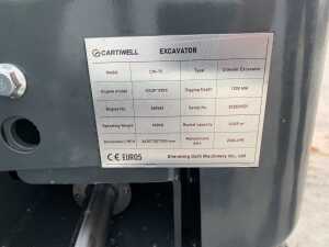 UNUSED 2026 Cartiwell CW-10 1T Mini Excavator c/w 2 x Buckets - 15