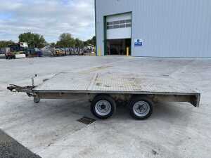 Ifor Williams DP126 12FT x 6'6FT Twin Axle Flatbed Trailer - 2