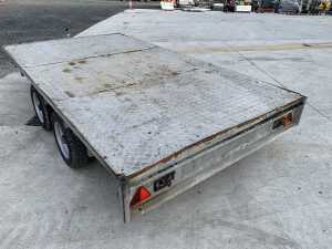 Ifor Williams DP126 12FT x 6'6FT Twin Axle Flatbed Trailer - 3