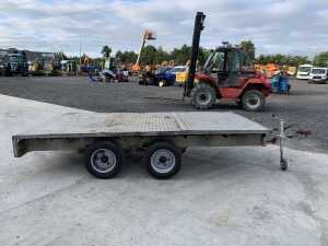 Ifor Williams DP126 12FT x 6'6FT Twin Axle Flatbed Trailer - 6