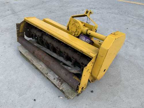 Yellow PTO Driven Heavy Duty Flail Mower