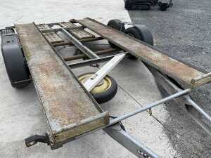 UNRESERVED Twin Axle Car Transporter Trailer c/w Ramps - 9