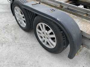UNRESERVED Twin Axle Car Transporter Trailer c/w Ramps - 10