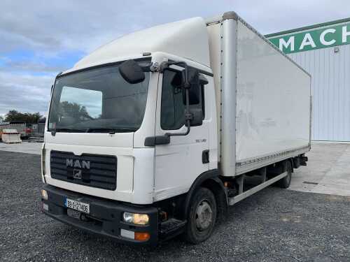 2008 MAN TGL 7.180 Box Truck c/w Tail Lift
