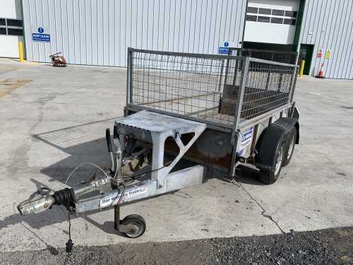 UNRESERVED Ifor Williams GD84GTA Twin Axle 8x4 Mesh Sided Trailer