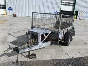 UNRESERVED Ifor Williams GD84GTA Twin Axle 8x4 Mesh Sided Trailer