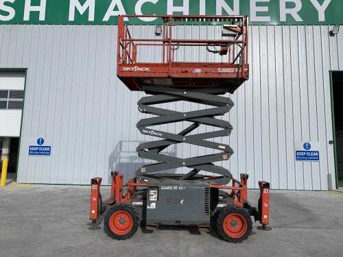 2019 Skyjack SJ6832RT 4x4 Rough Terrain Diesel Scissors Lift