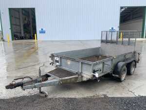 UNRESERVED Ifor Williams GD126G Twin Axle Plant Trailer c/w Ramp