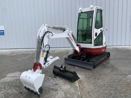 2026 Cartiwell CW-20U Zero Tail 2T Excavator c/w Bucket & Thumb Grab