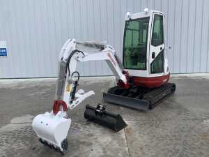 2026 Cartiwell CW-20U Zero Tail 2T Excavator c/w Bucket & Thumb Grab