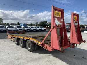UNRESERVED 2012 Redrock Tri Axle Low Loader c/w Ramps & Winch - 3
