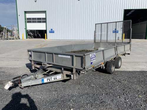 UNRESERVED Ifor Williams LM167G Twin Axle 3.5T Dropside Plant Trailer c/w Ramp