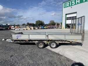 UNRESERVED Ifor Williams LM167G Twin Axle 3.5T Dropside Plant Trailer c/w Ramp - 2