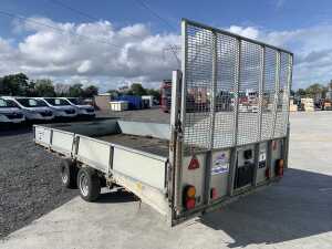 UNRESERVED Ifor Williams LM167G Twin Axle 3.5T Dropside Plant Trailer c/w Ramp - 3