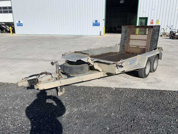 UNRESERVED Ifor Williams GH1054BT Twin Axle 3.5T Plant Trailer c/w Ramp