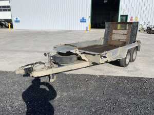 UNRESERVED Ifor Williams GH1054BT Twin Axle 3.5T Plant Trailer c/w Ramp