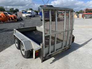 UNRESERVED Indespension 8x4 Twin Axle Trailer c/w Winch & Ramp - 3