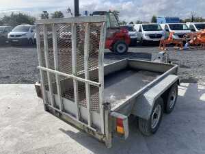 UNRESERVED Indespension 8x4 Twin Axle Trailer c/w Winch & Ramp - 5