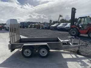 UNRESERVED Indespension 8x4 Twin Axle Trailer c/w Winch & Ramp - 6