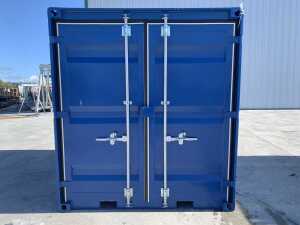 NEW/UNUSED 8FT x 7FT Storage Container c/w Double Doors, Side Door & Window