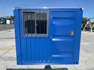 NEW/UNUSED 7FT x 6FT Storage Container c/w Double Doors, Side Door & Window - 2