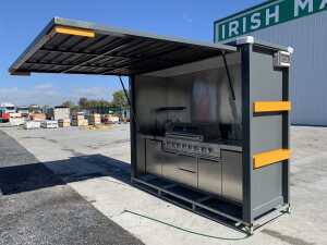 UNRESERVED NEW/UNUSED 3M x 1.1M x 2.3M Outdoor BBQ Unit - 6