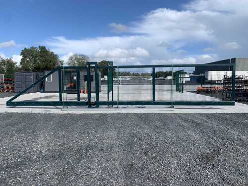 NEW/UNUSED 40FT x 6.8FT Electric Sliding Gate - Mesh Panel