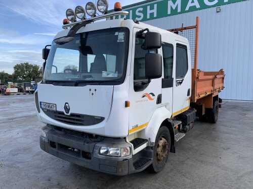 UNRESERVED 2011 Renault Midlum 220.14 4x2 Crew Cab Tipper