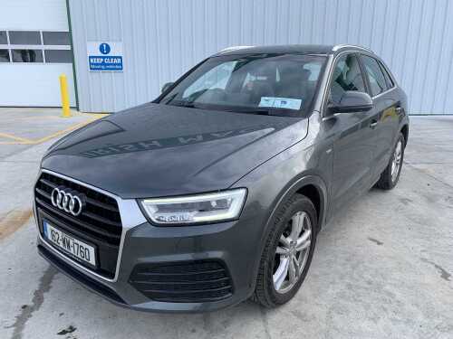 UNRESERVED 2016 Audi Q3 2.0 TDI S-Line Nav 150PS