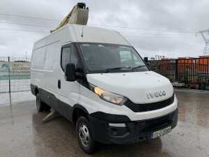 2017 Iveco Daily 50-150 Twin Wheel Aldercote VZ140U Cherry Picker Van - 7