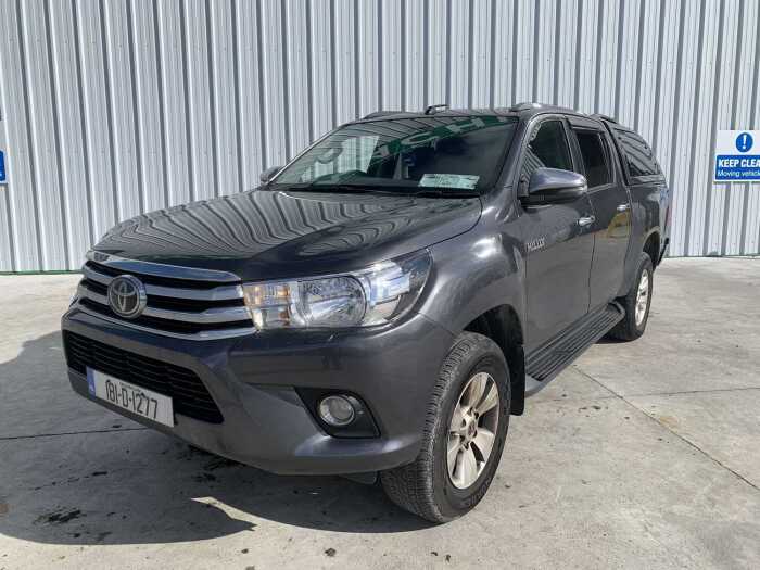 UNRESERVED 2018 Toyota Hilux Double Cab Pickup c/w Truckman Canopy