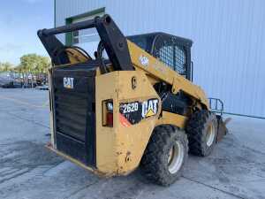 Caterpillar 262D 4WD Skidsteer c/w Bucket & Forks - 5
